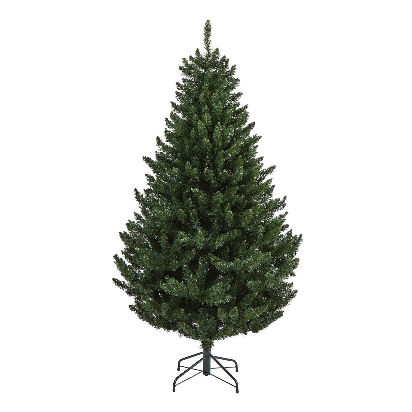 Árbol de Navidad artificial de abeto rocoso del norte de 6 pies con 838 ramas flexibles