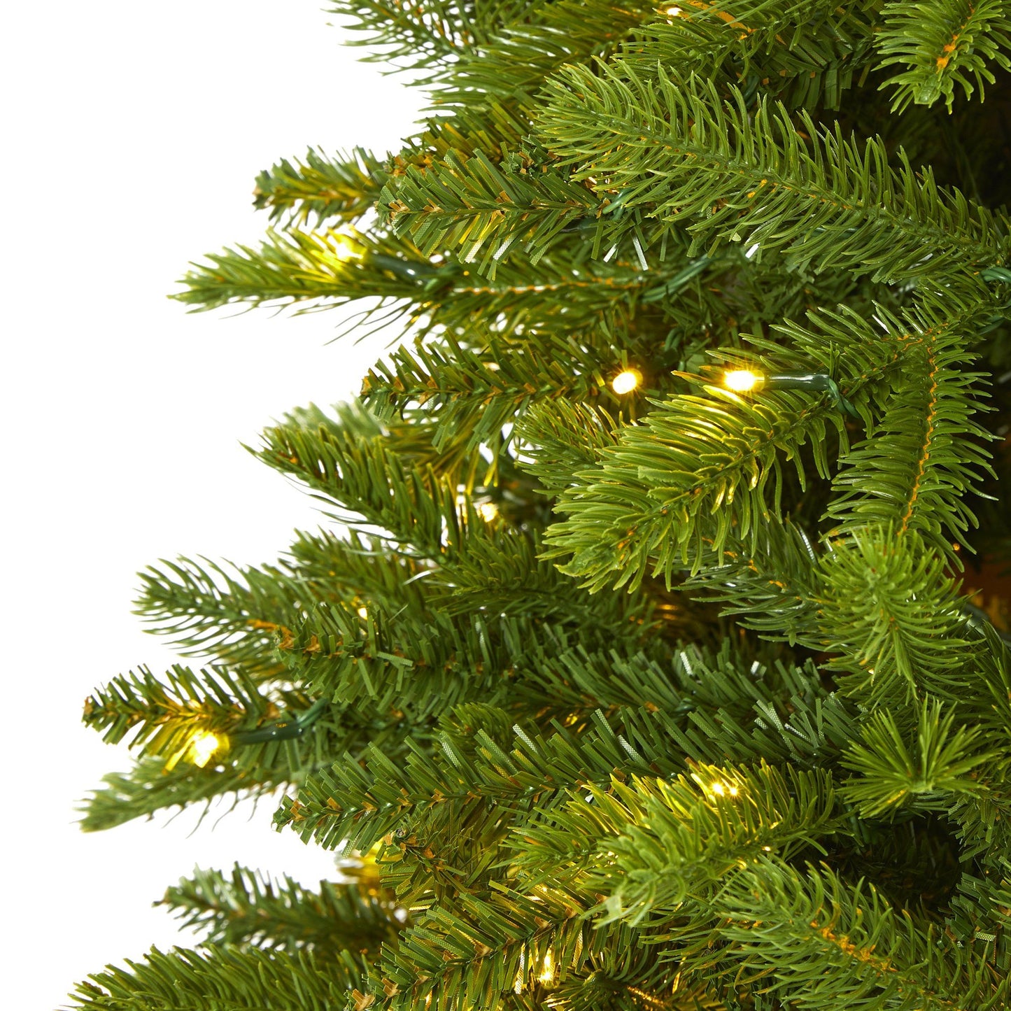 6’ Sierra Spruce “Natural Look” Artificial Christmas Tree with 300 Clear LED Lights and 1357 Bendable Branches