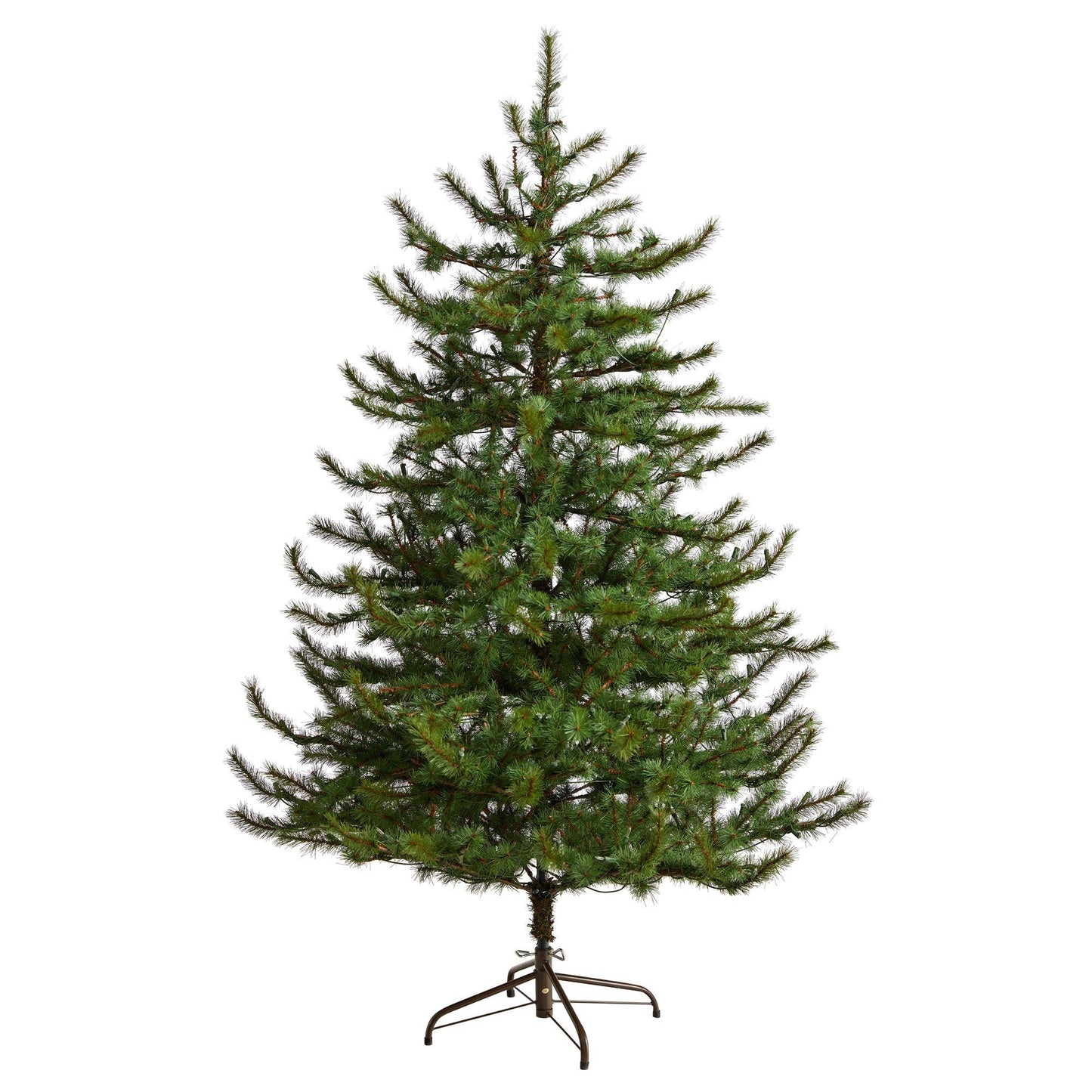 6’ Vancouver Mountain Pine Artificial Christmas Tree with 350 Clear Lights and 1332 Bendable Branches