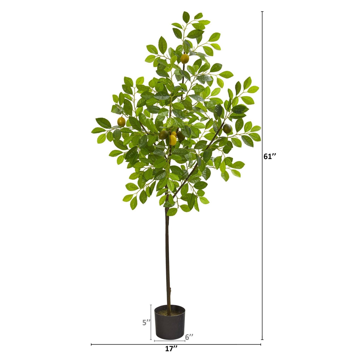 Arbre artificiel citronnier de 61 po