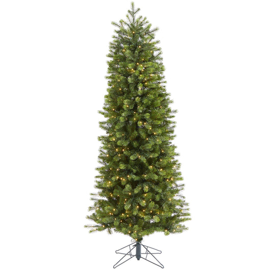 Árbol de Navidad artificial de abeto de montaña de Colorado de 6,5 pies de ancho