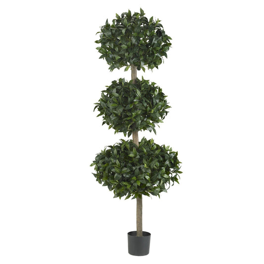 Árbol de bolas triples Sweet Bay de 69"