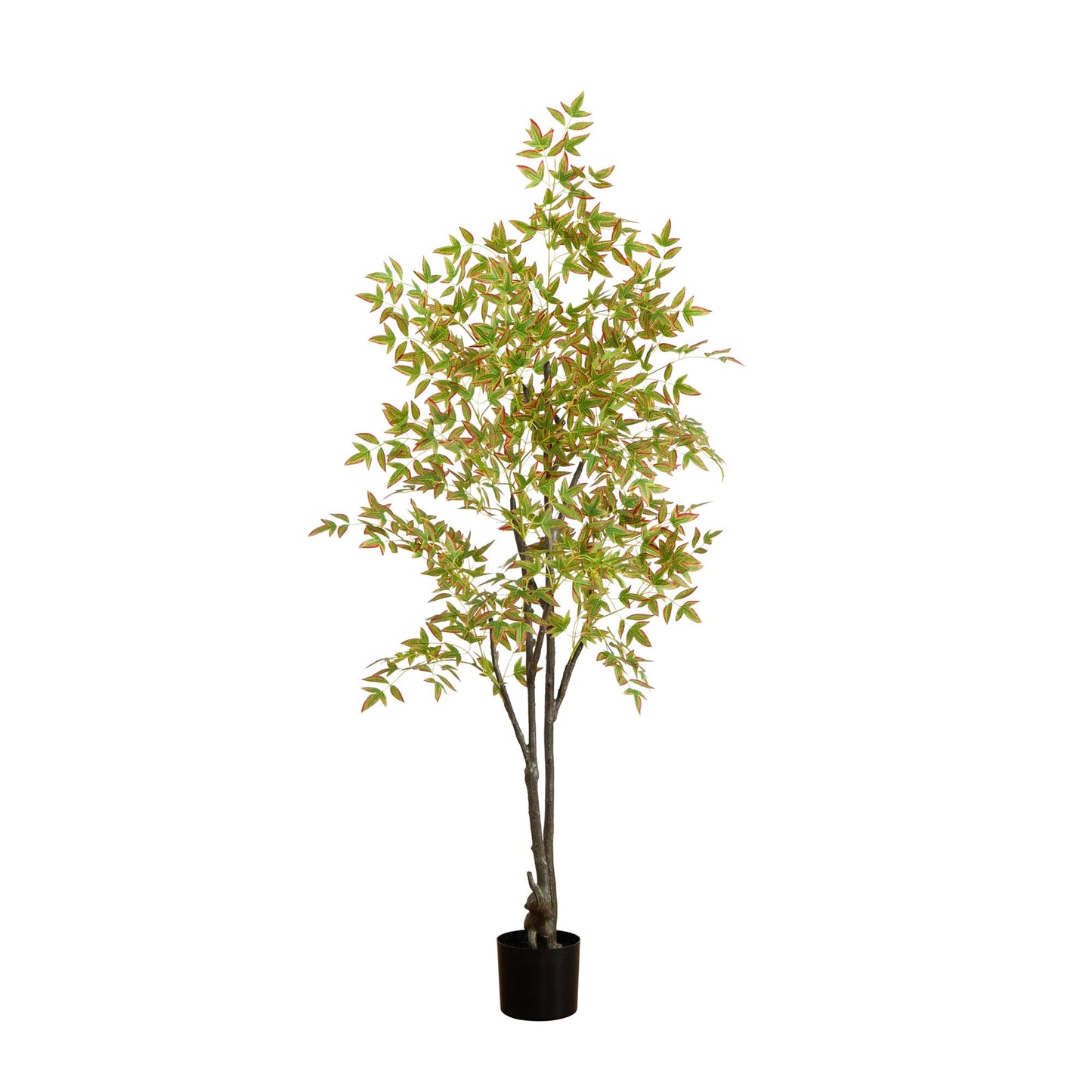 Árbol artificial de otoño Nandina de 6 pies