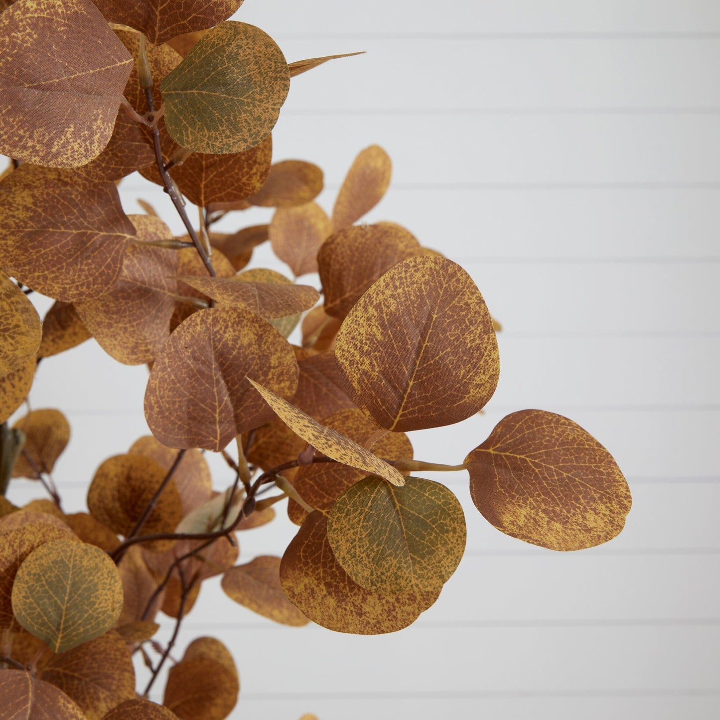 Arbre d'eucalyptus artificiel d'automne de 7 pieds