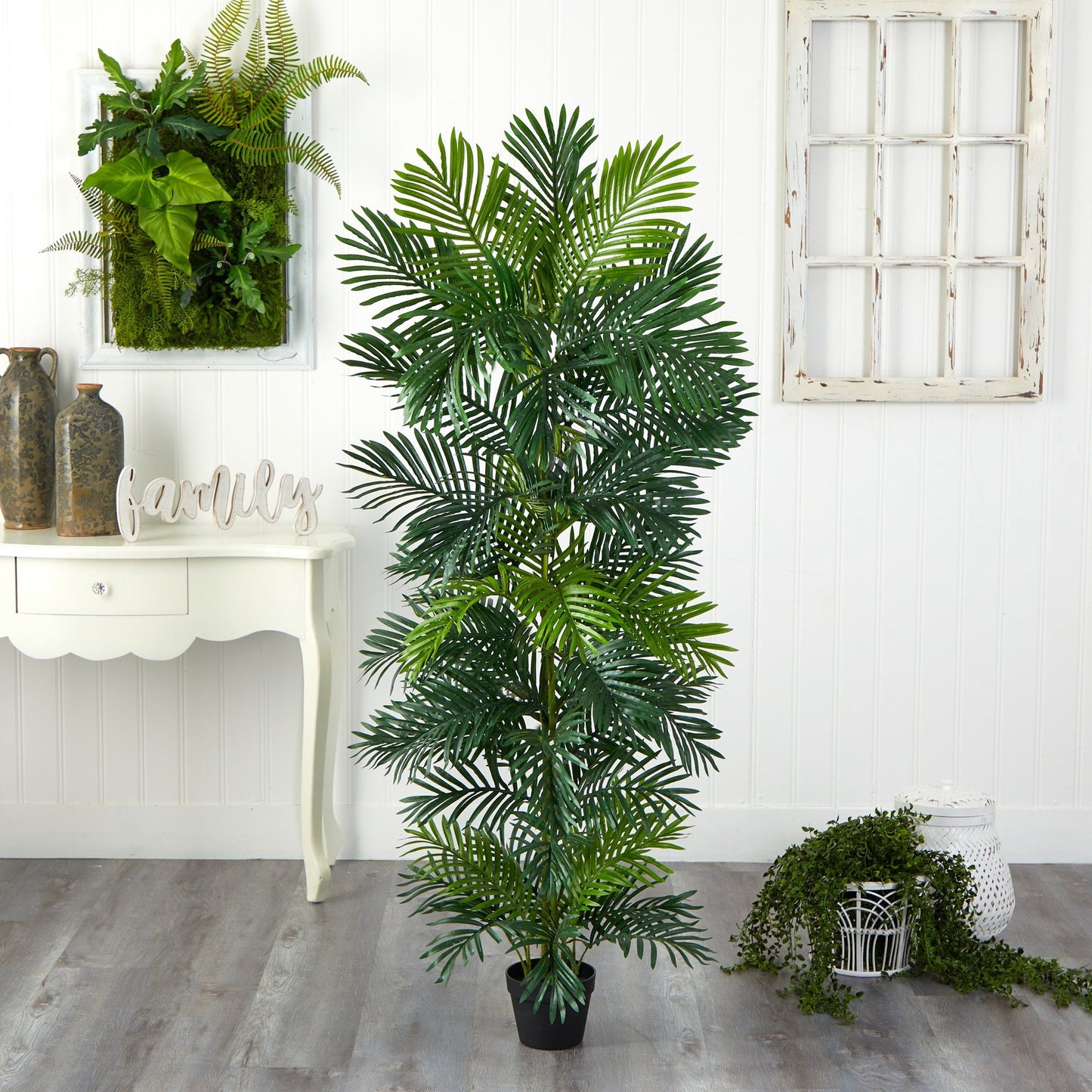 Palmera artificial Areca de 70" resistente a los rayos UV (para interior y exterior)