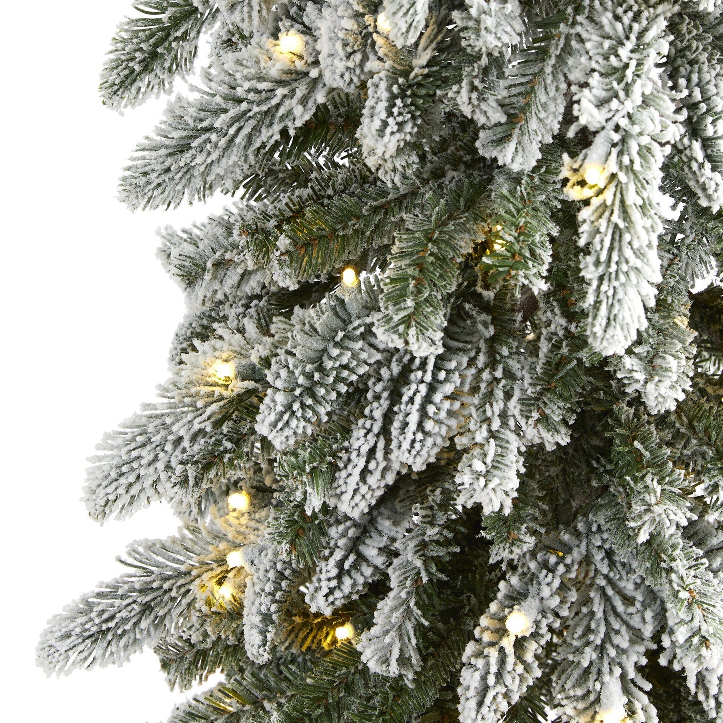 Sapin de Noël artificiel floqué Washington Alpine de 7,5 pi