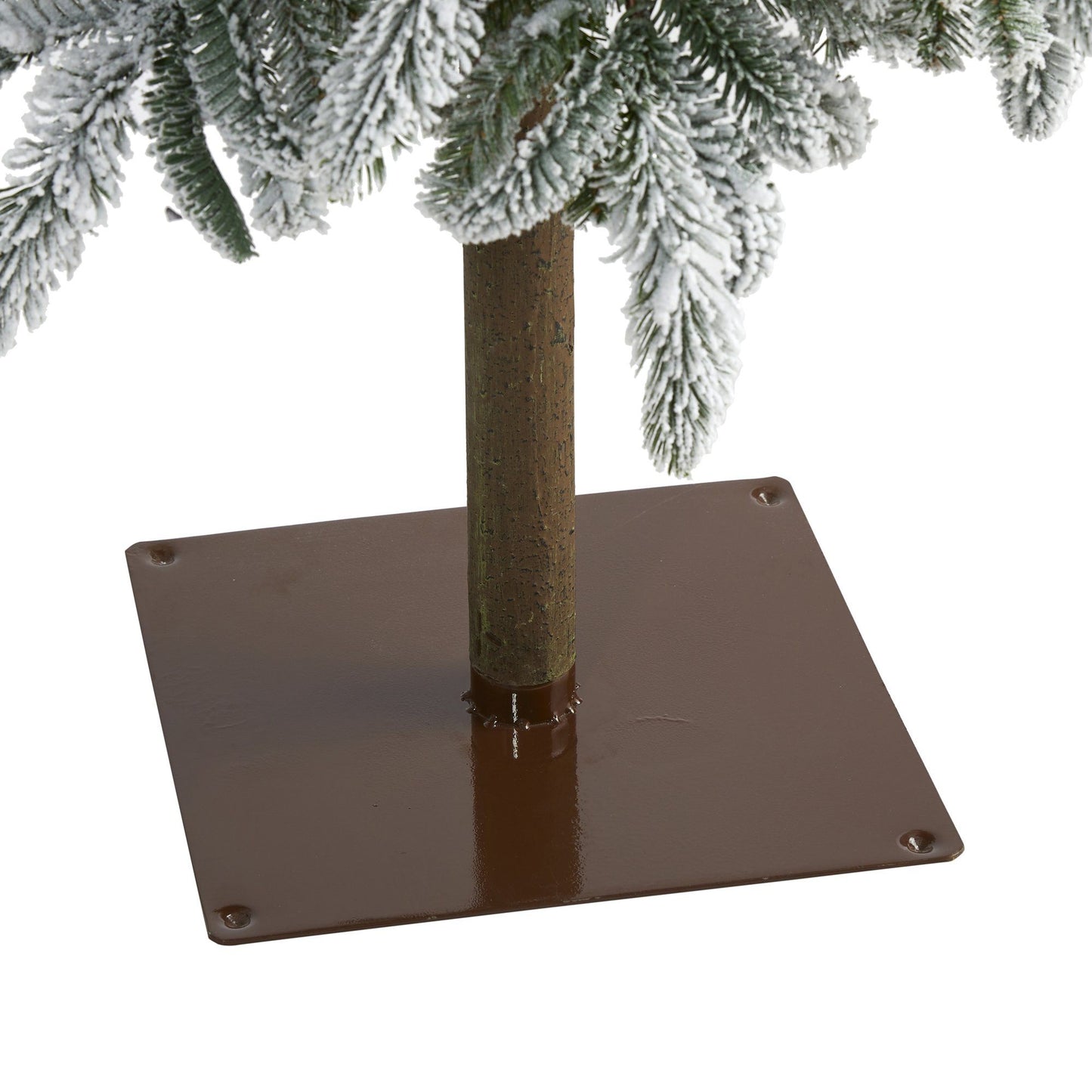 Sapin de Noël artificiel floqué Washington Alpine de 7,5 pi