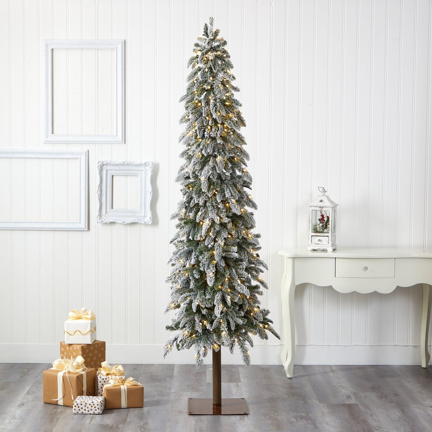 Sapin de Noël artificiel floqué Washington Alpine de 7,5 pi