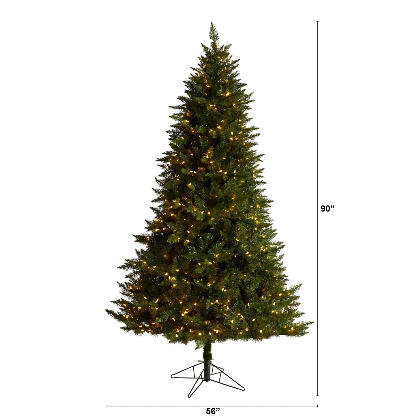 Sapin de Noël artificiel en épicéa du Vermont de 7,5 pi