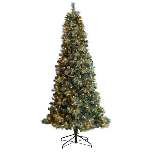 8’ Frosted Tip British Columbia Mountain Pine Artificial Christmas Tree