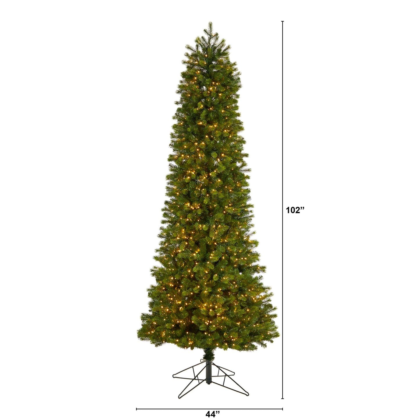 8.5' Slim Colorado Mountain Spruce Artificial Christmas Tree