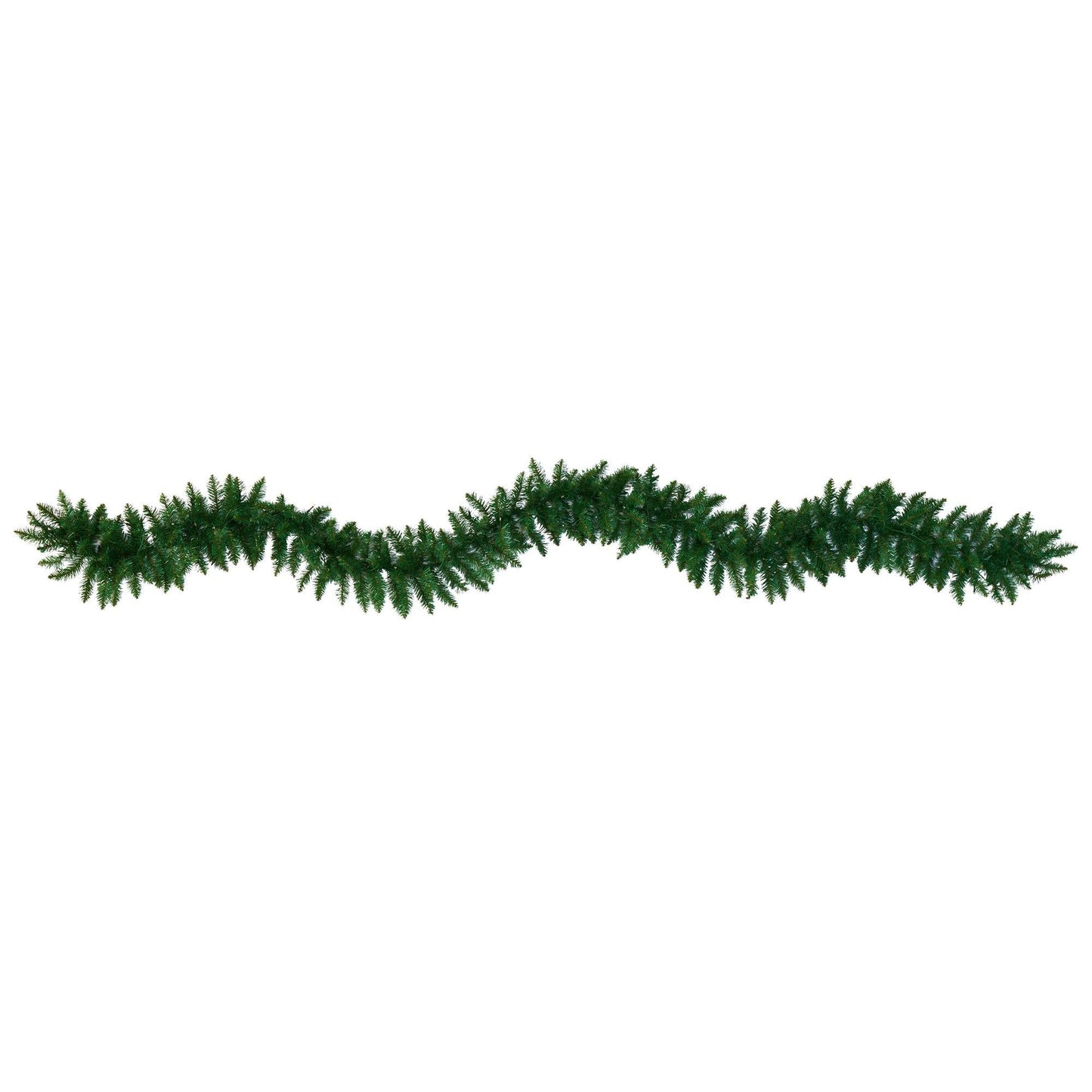 9’ Christmas Pine Artificial Garland with 50 Warm White LEDs Lights - Nearly Natural