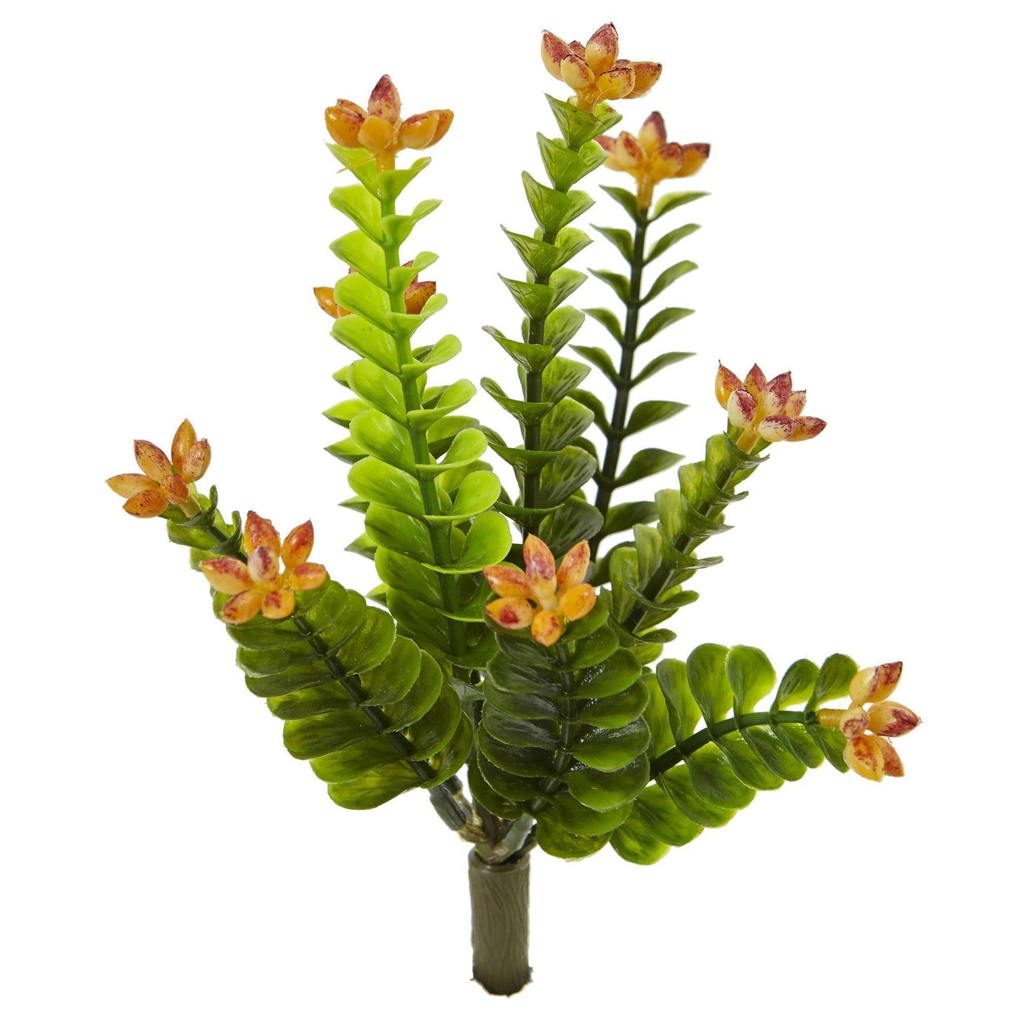 Planta artificial de sedum con flores de 9" (juego de 6)