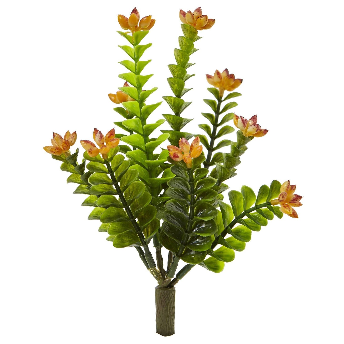 Planta artificial de sedum con flores de 9" (juego de 6)