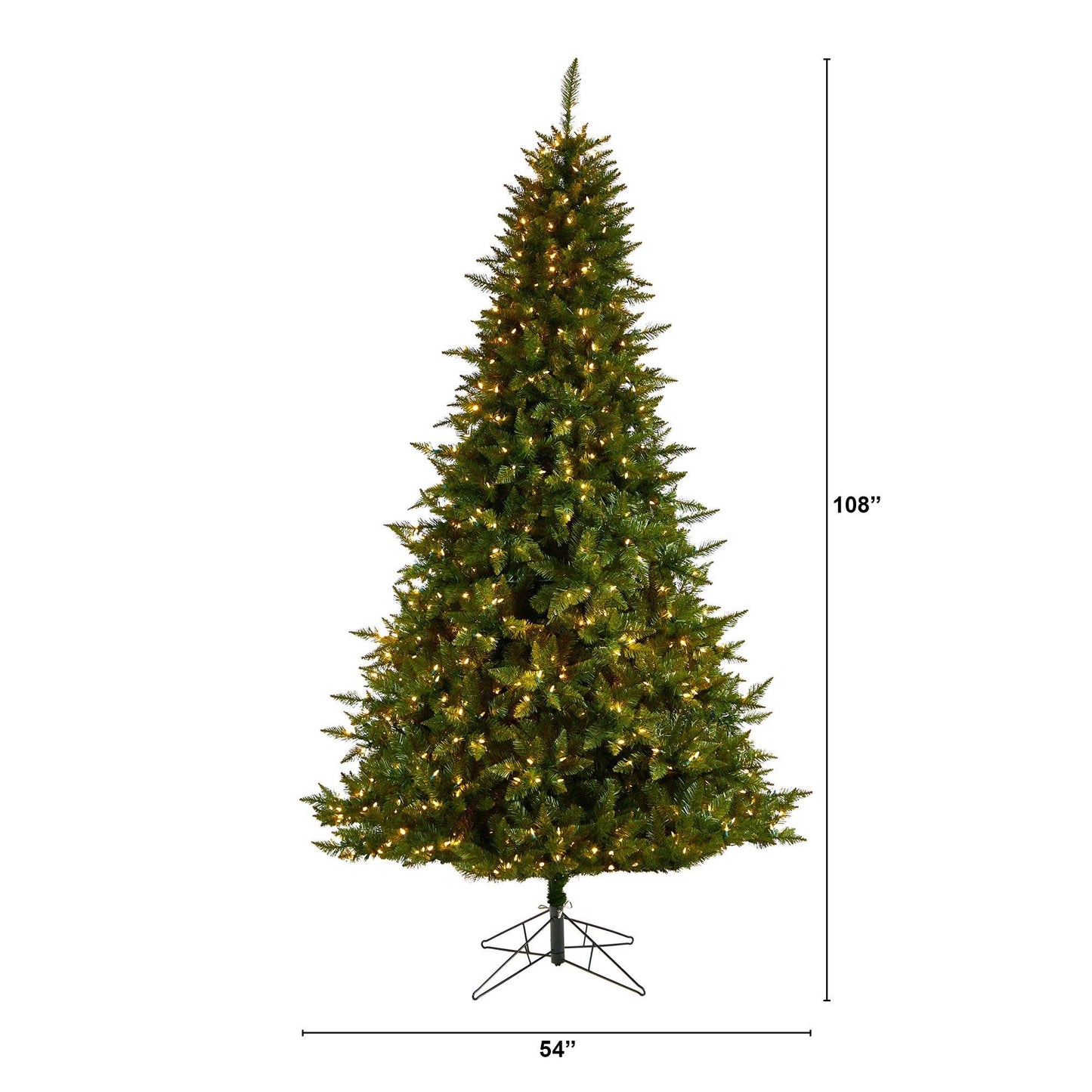 Sapin de Noël artificiel en épicéa du Vermont de 9 pi