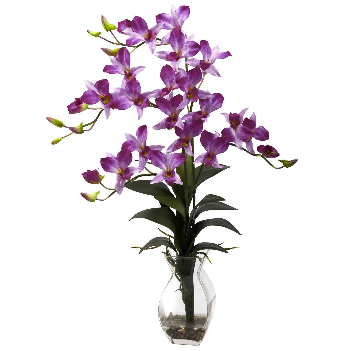 Orquídea Dendrobium con arreglo de jarrón