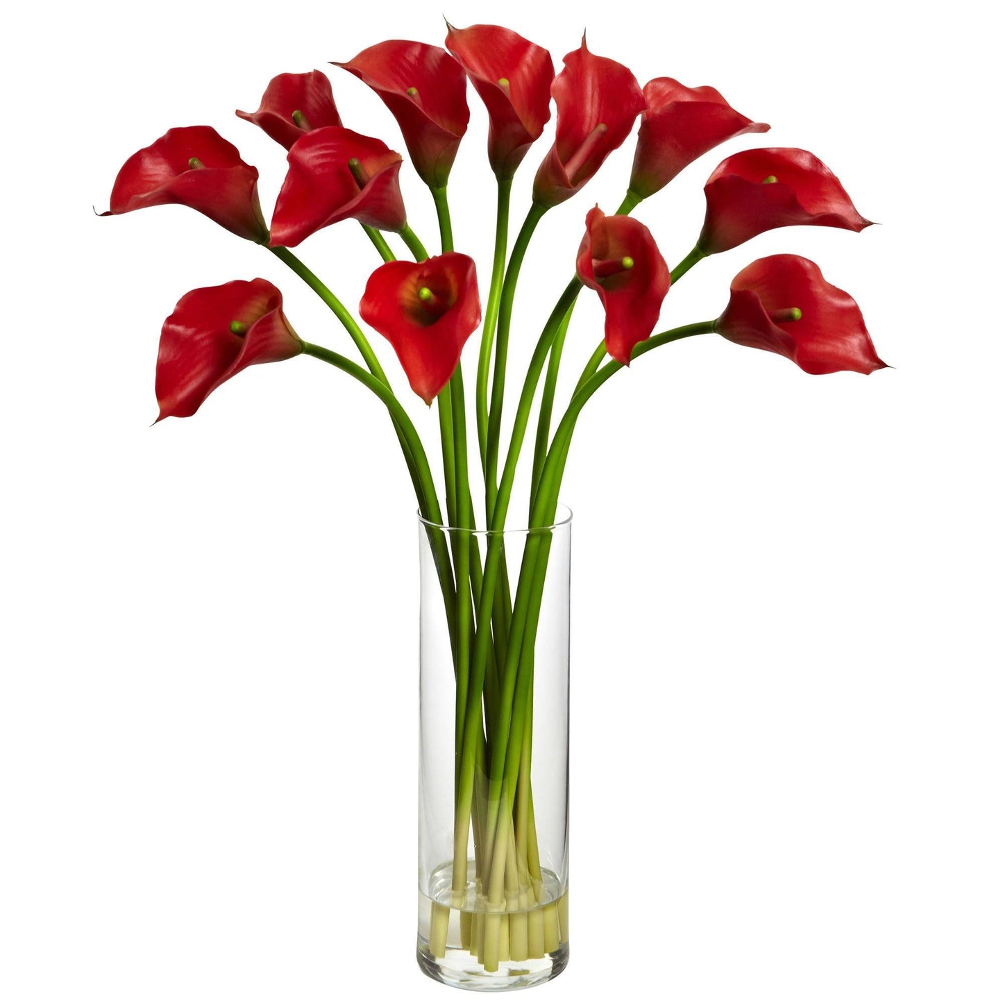 Arrangement floral en soie de mini lys calla