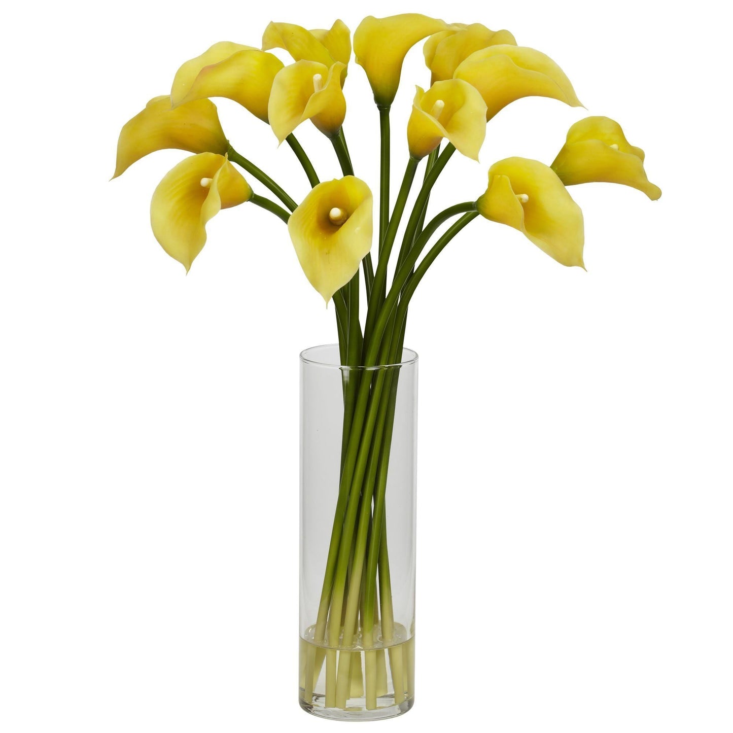 Arrangement floral en soie de mini lys calla