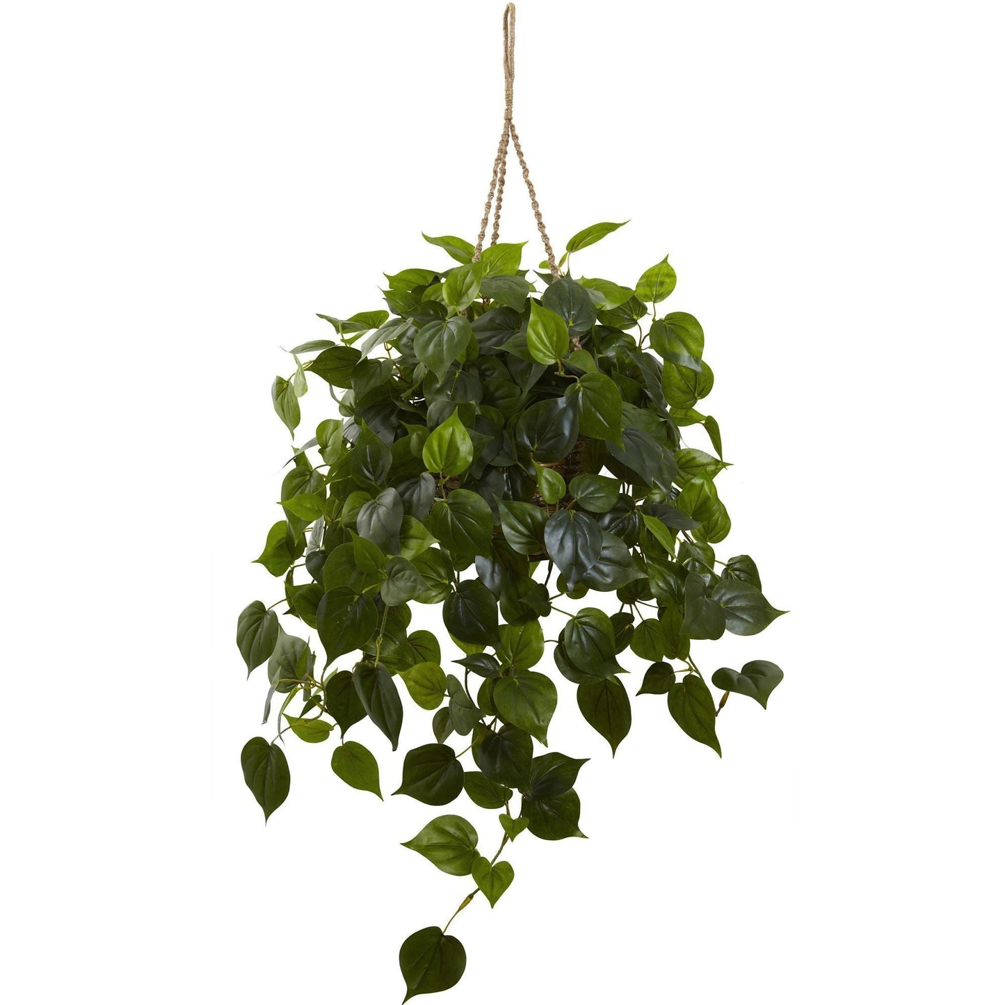 Panier suspendu Philodendron résistant aux UV (intérieur/extérieur)