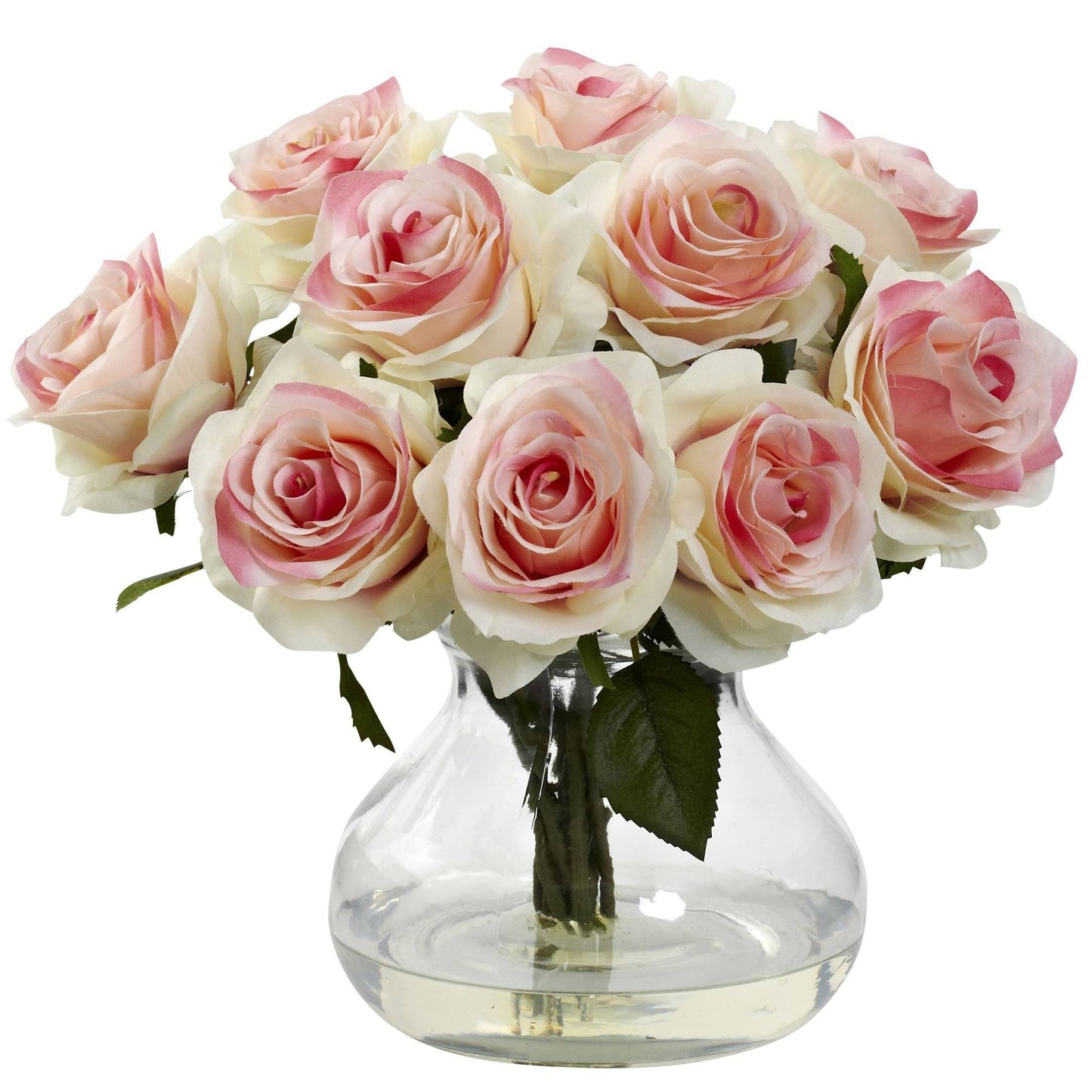 Arrangement de roses avec vase