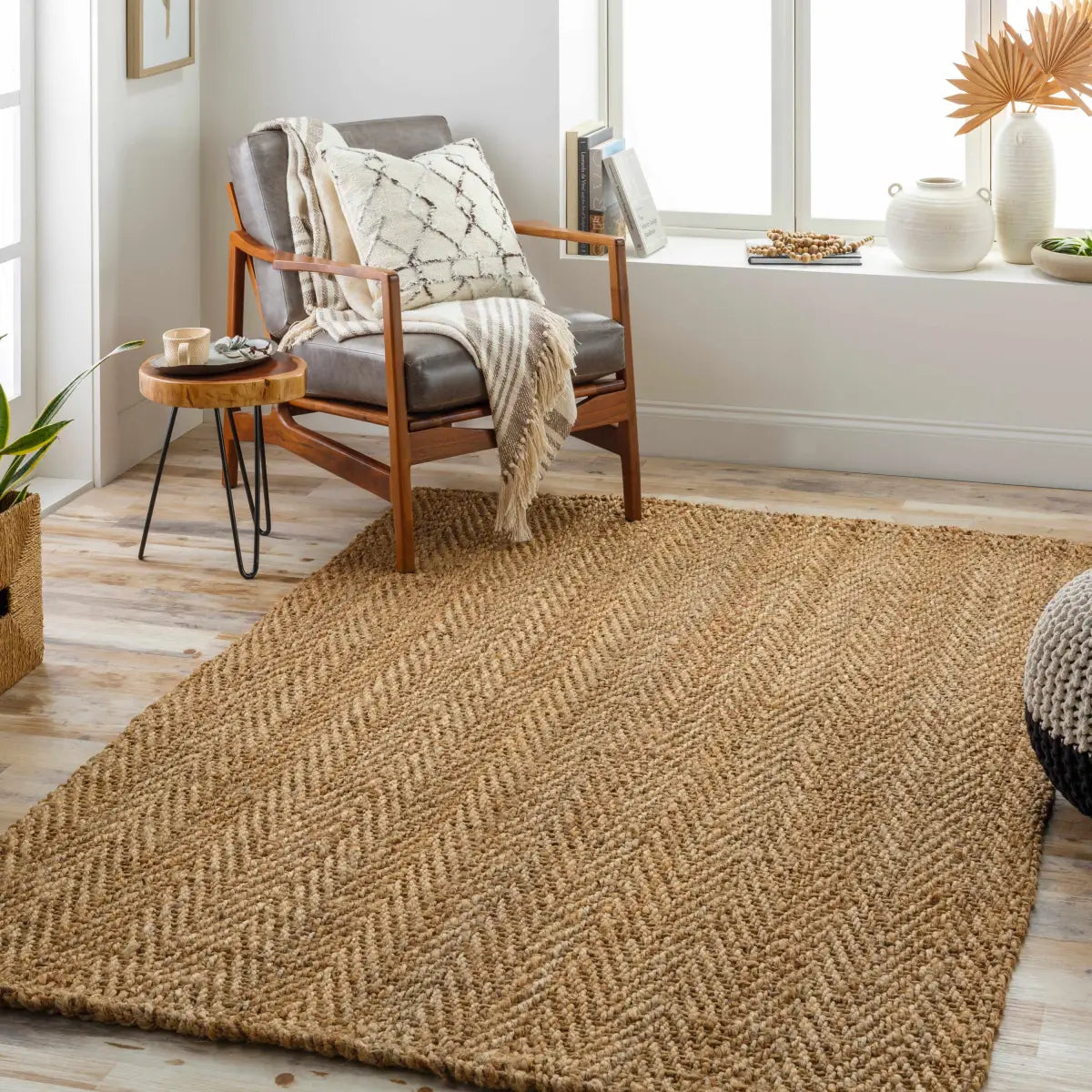Asaka Jute Area Rug - Boutique Rugs