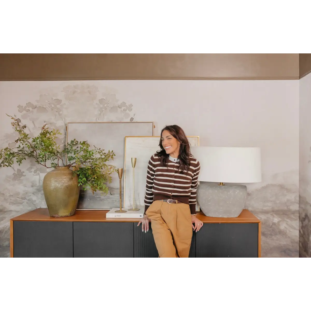 Ashbury Stripe Wallpaper by Safari Natalia x Taddy Mikelaites - Loomwell Home Goods