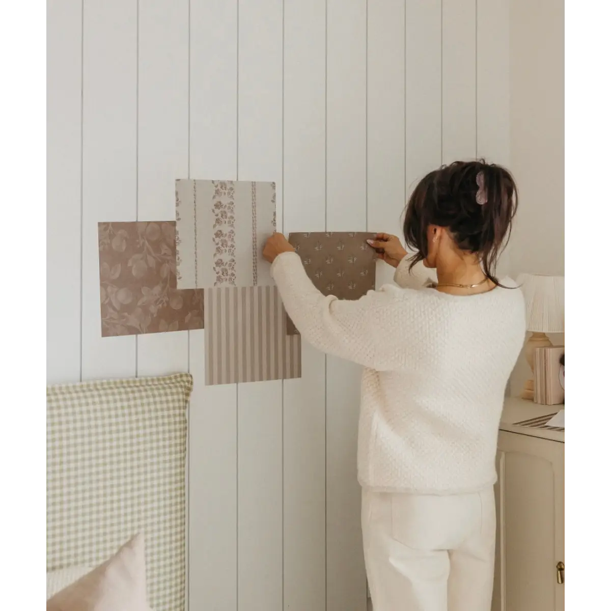 Ashbury Stripe Wallpaper by Safari Natalia x Taddy Mikelaites - Loomwell Home Goods