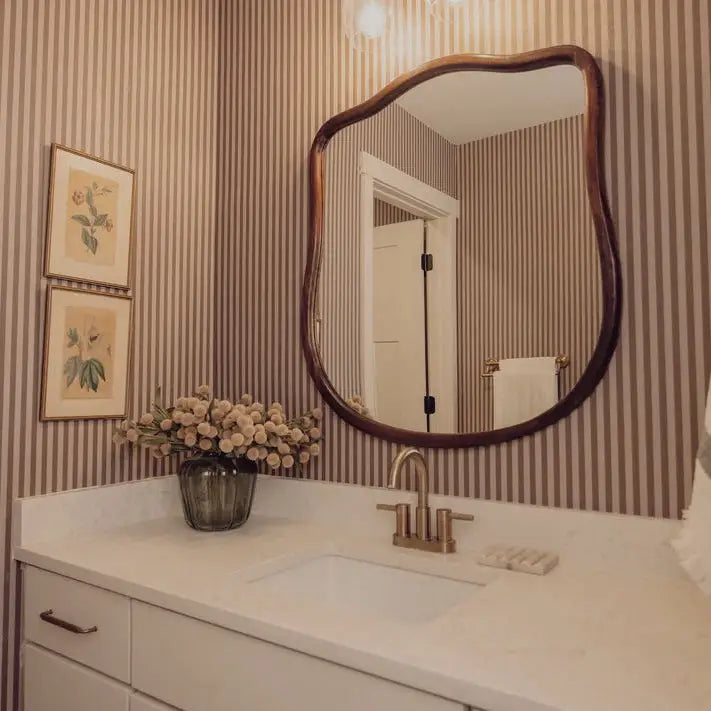 Ashbury Stripe Wallpaper by Safari Natalia x Taddy Mikelaites - Loomwell Home Goods