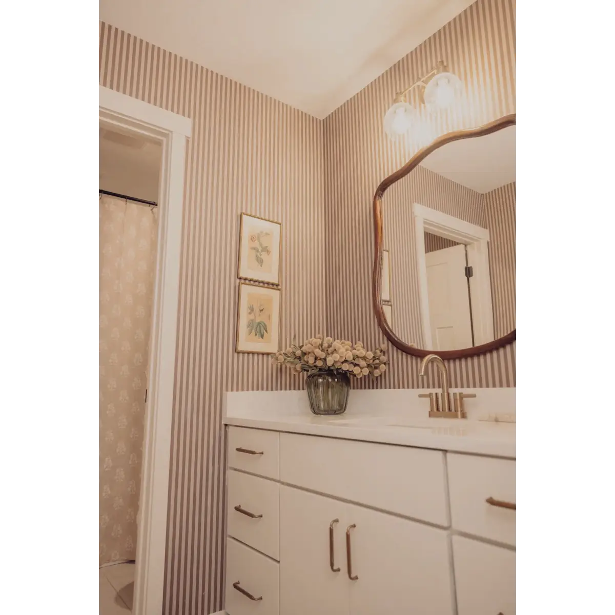 Ashbury Stripe Wallpaper by Safari Natalia x Taddy Mikelaites - Loomwell Home Goods