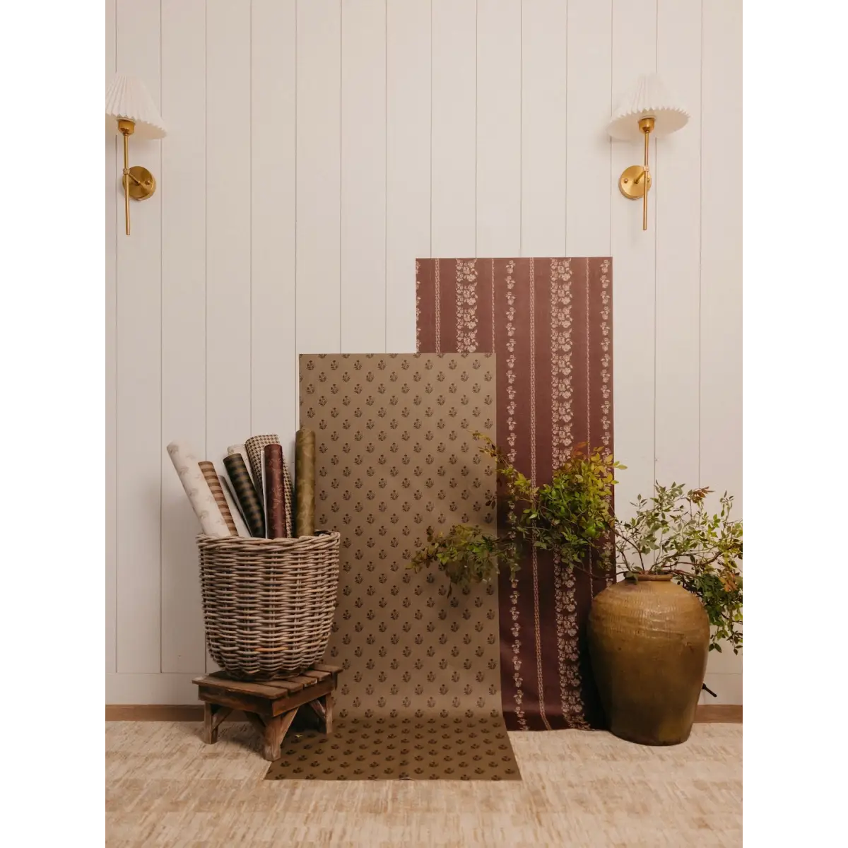 Ashbury Stripe Wallpaper by Safari Natalia x Taddy Mikelaites - Loomwell Home Goods