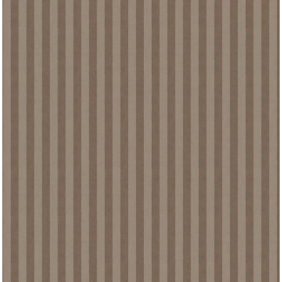 Ashbury Stripe Wallpaper by Safari Natalia x Taddy Mikelaites - Sample 1 foot by 1 foot / Cocoa and Taupe - Loomwell