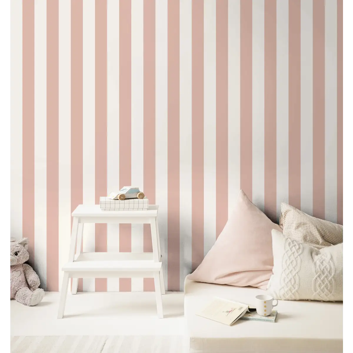 Atlas Wallpaper - Bold Stripes - by Hufton Studio - Loomwell Home Goods