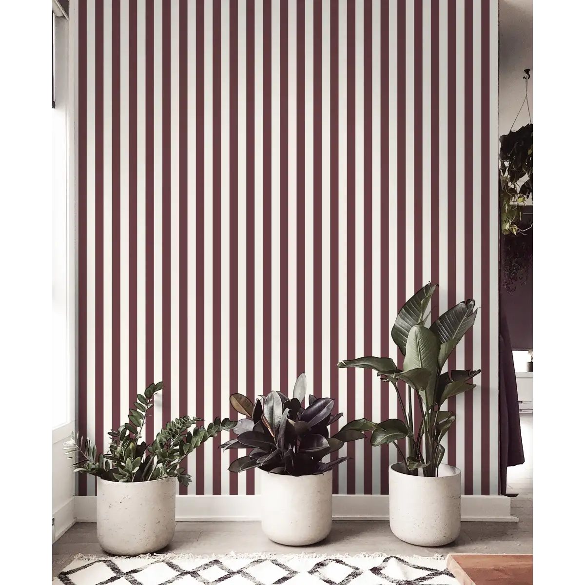 Atlas Wallpaper - Bold Stripes - by Hufton Studio - Loomwell Home Goods