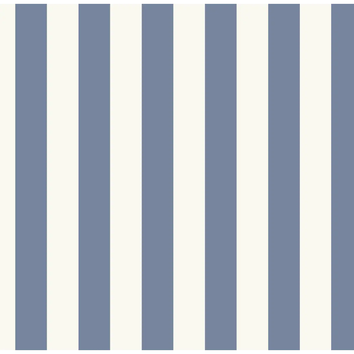 Atlas Wallpaper - Bold Stripes - by Hufton Studio - Sample 1 foot by 1 foot / Mid Blue - Loomwell Home Goods