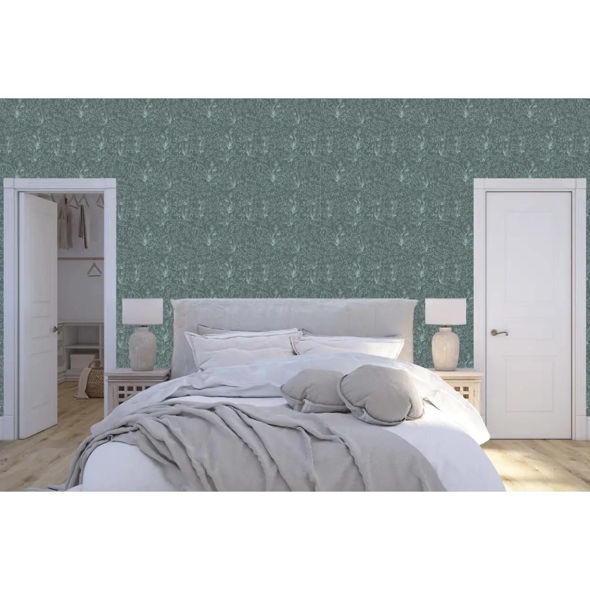 Austen Wallpaper - Botanical Tulips Drawings - by Of Lilies and Fields - Loomwell Home Goods