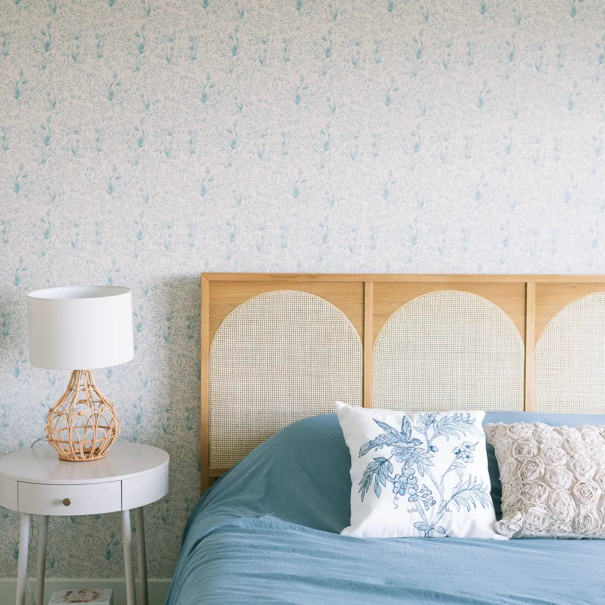 Austen Wallpaper - Botanical Tulips Drawings - by Of Lilies and Fields - Loomwell Home Goods
