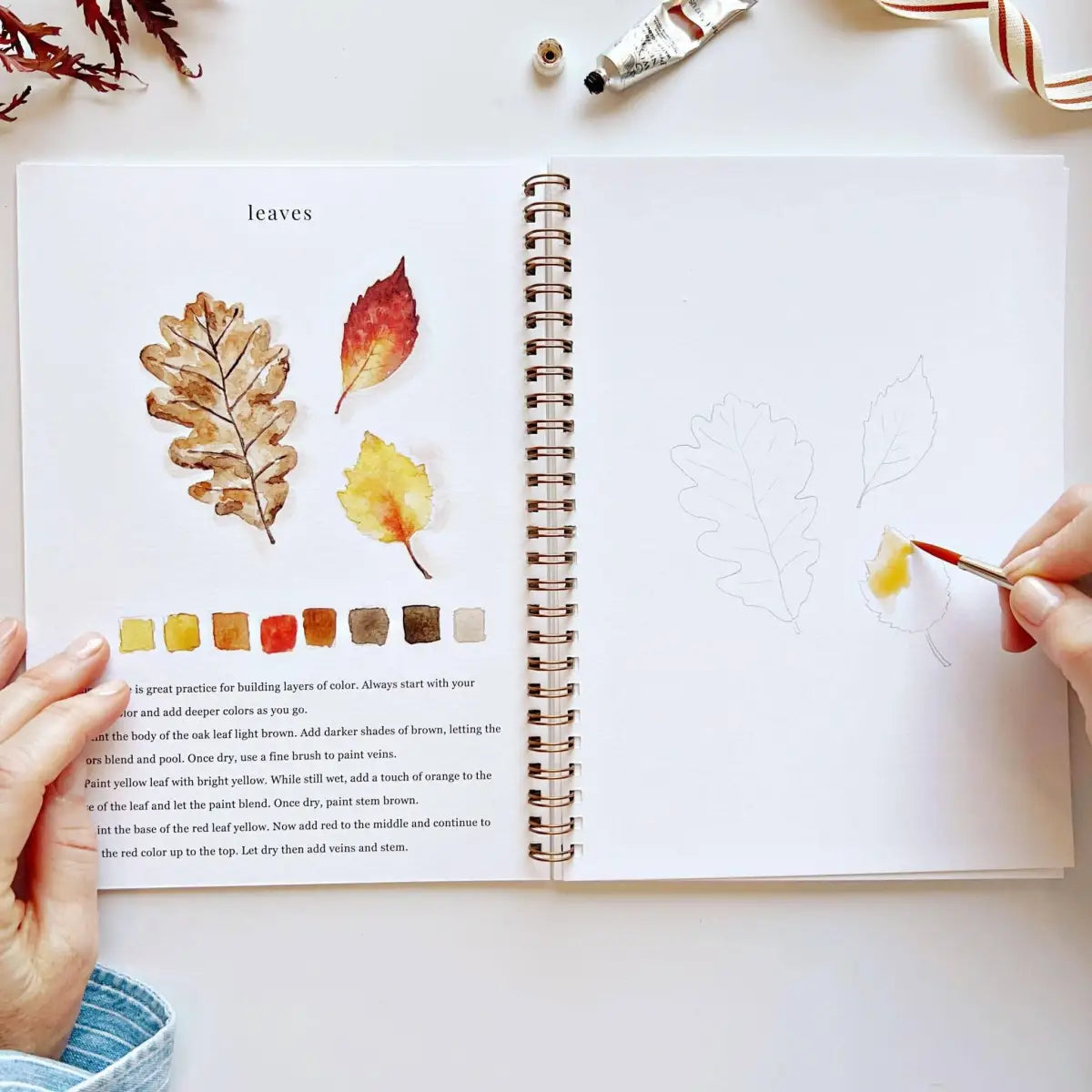 Watercolor Workbook - Autumn - emily lex studio