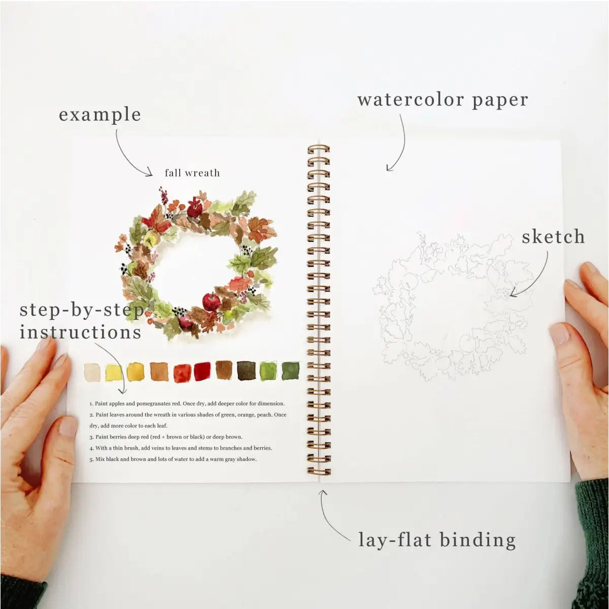 Watercolor Workbook - Autumn - emily lex studio