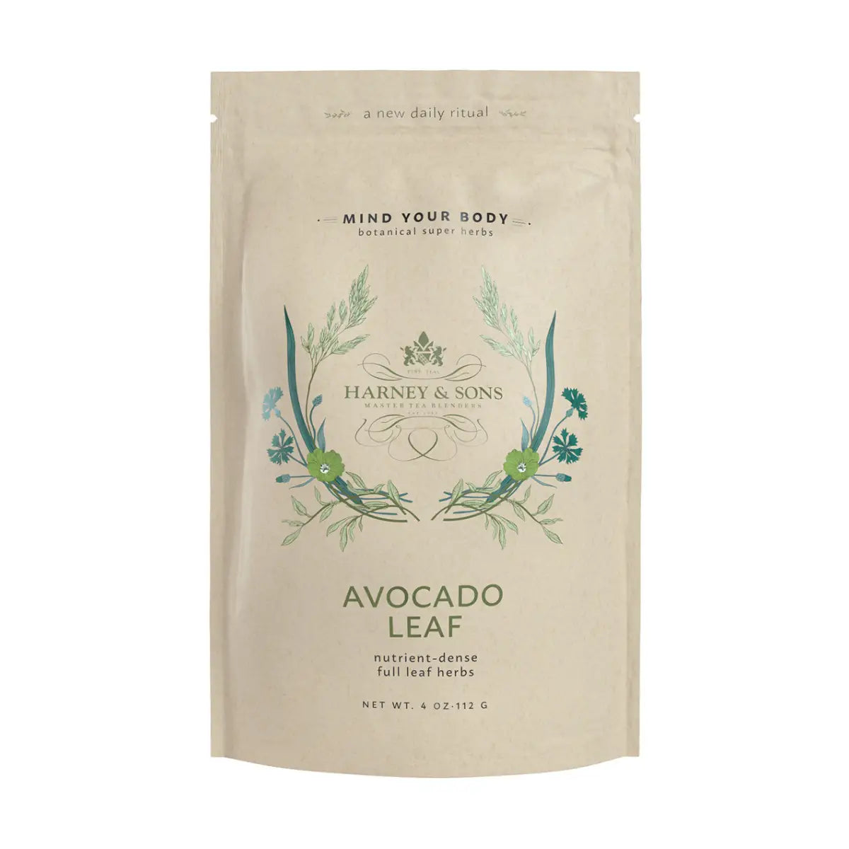 Loose Tea - Avocado Leaf Herbal Tea - Loose / 4 oz. Bag - Harney & Sons Fine Teas