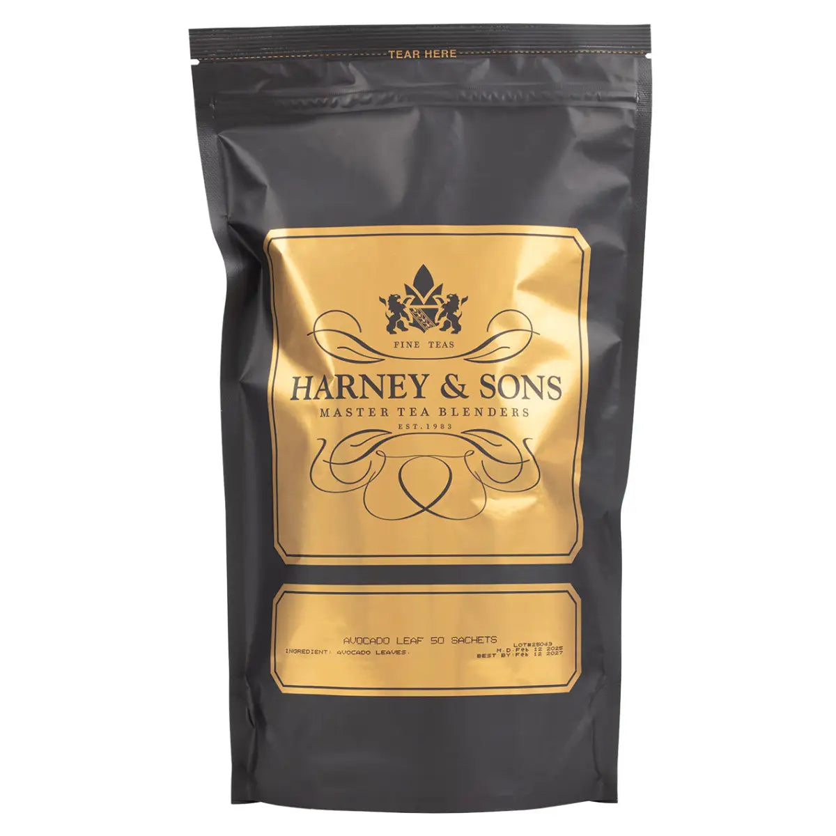 Loose Tea - Avocado Leaf Herbal Tea - Sachets / Bag of 50 Sachets - Harney & Sons Fine Teas