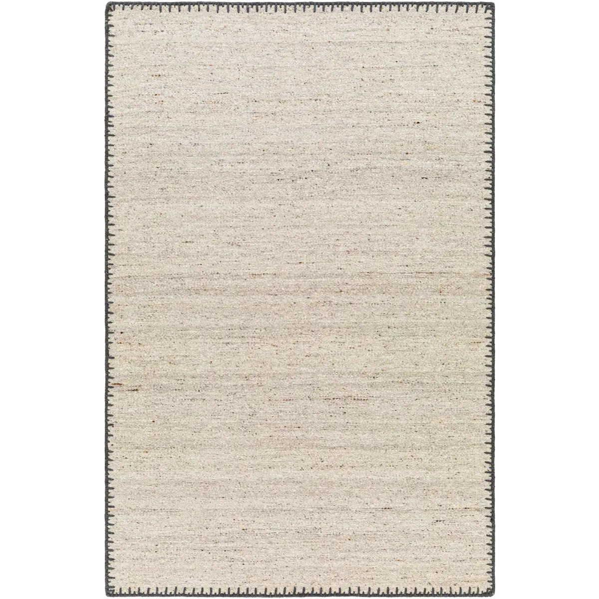 Ayumu Beige Hand Woven Wool Area Rug - 5’ x 7’6’’ Rectangle - Boutique Rugs