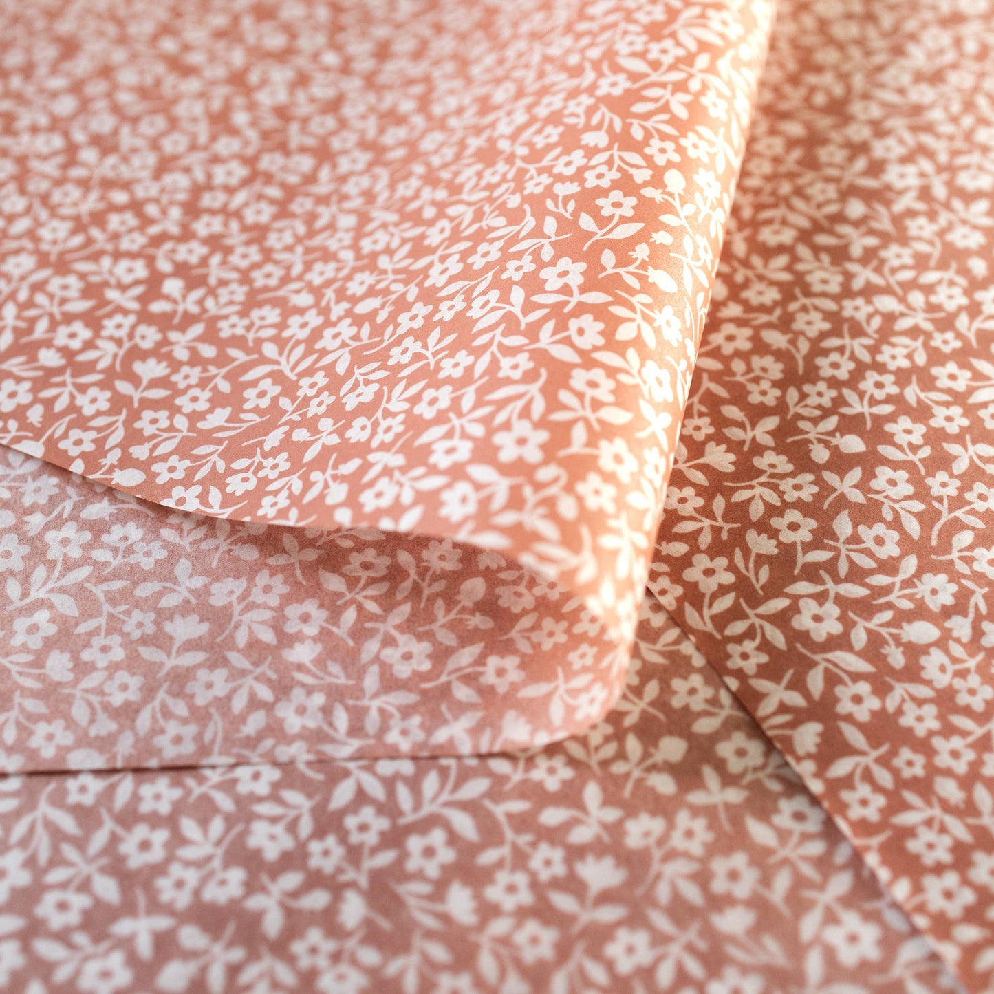 Gift Tissue Paper - Terracotta Petite Flowers - 10 sheets