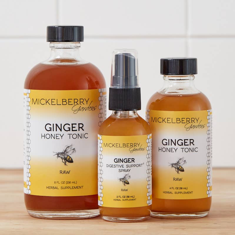 Ginger Herbal Honey Tonic - Mickelberry Gardens