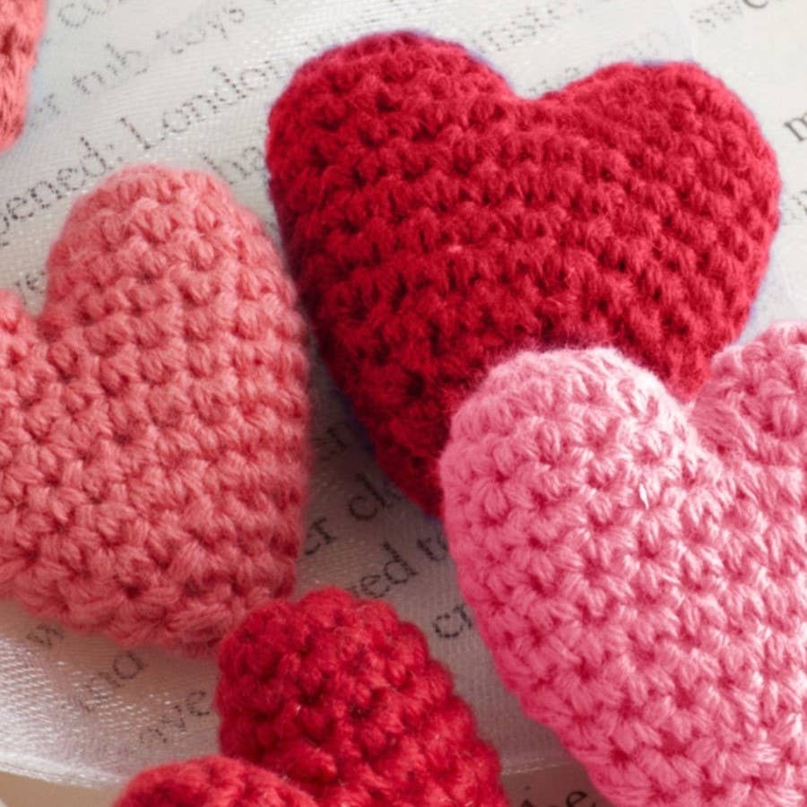 Crochet Mini Heart - Your Heart’s Content