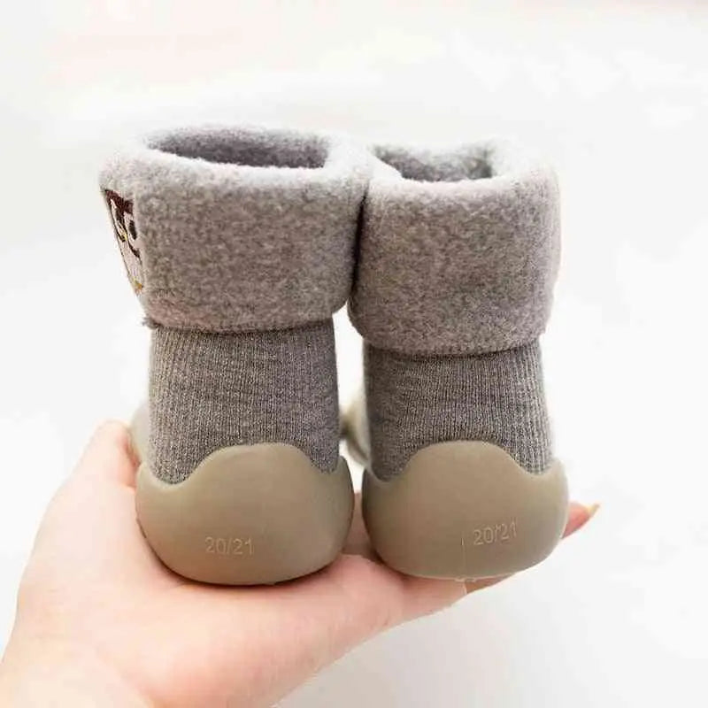 Baby Animal Sock Shoes - Owl - Grookz Shoes