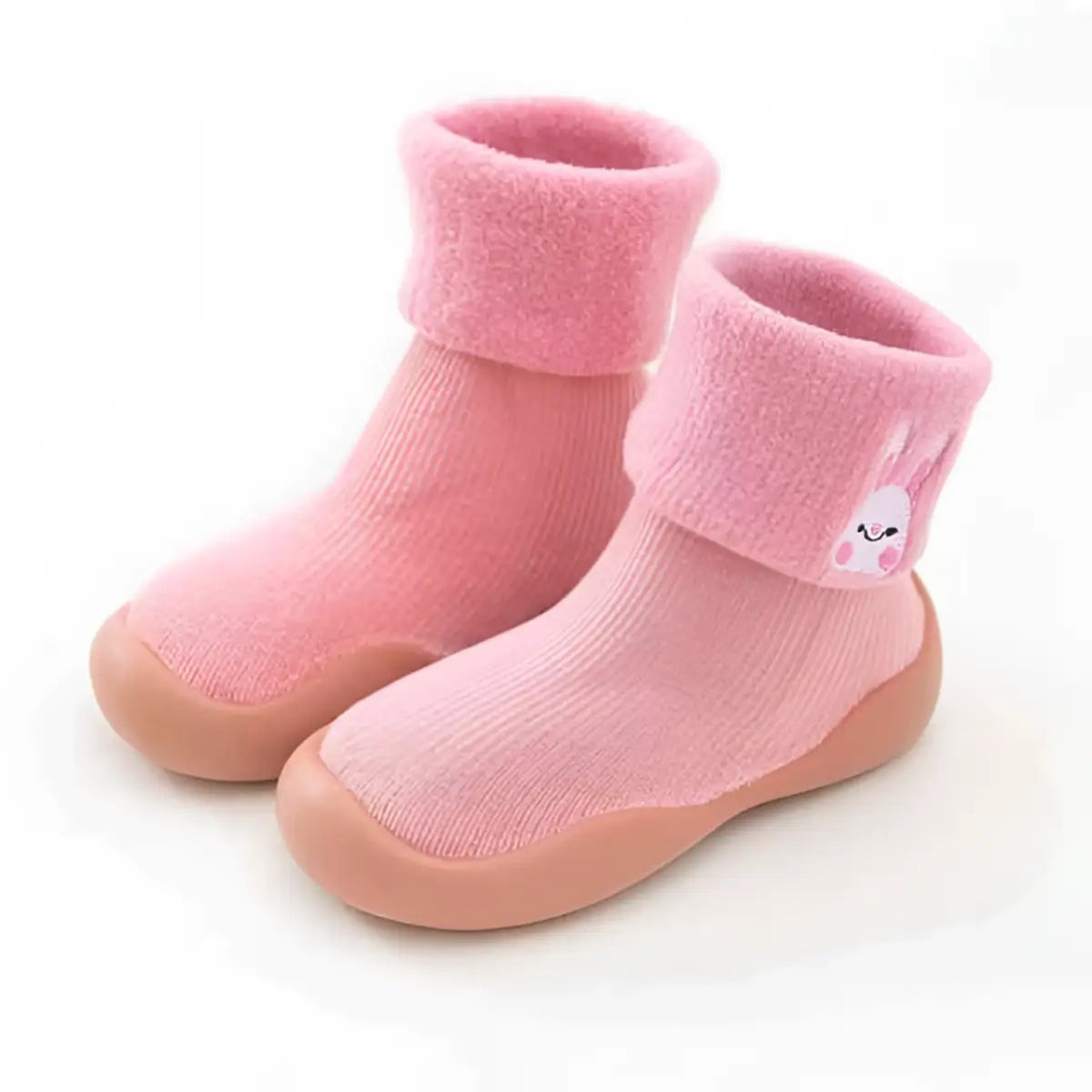 Baby Animal Sock Shoes - Rabbit - 0-6 Months - Grookz Shoes