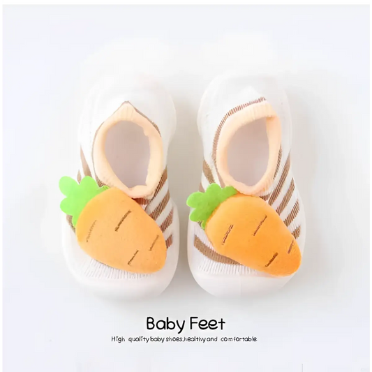 Baby Doll Sock Shoes - Baby Carrot - 0-6 Months - Grookz Shoes