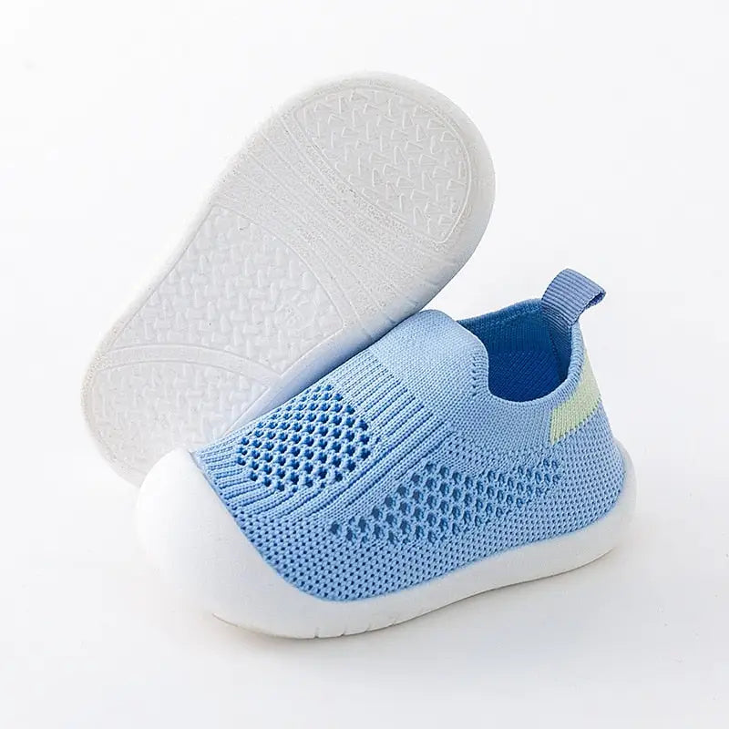 Baby First Walkers - Blue - Grookz Shoes