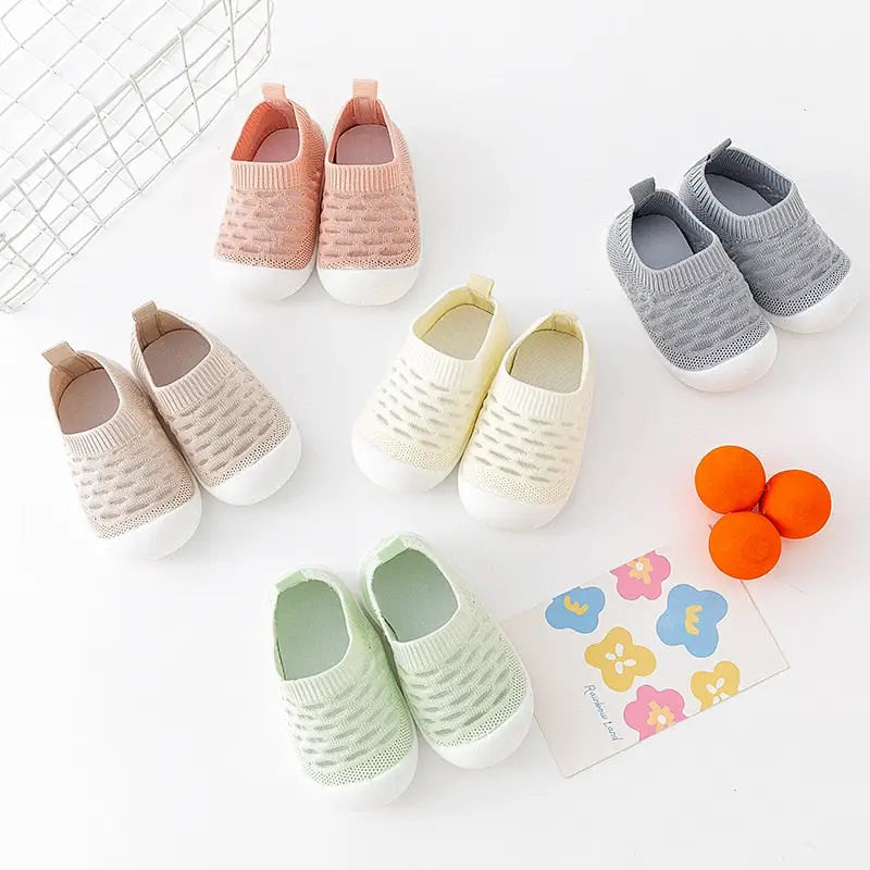 Baby First Walkers - Gray - Grookz Shoes