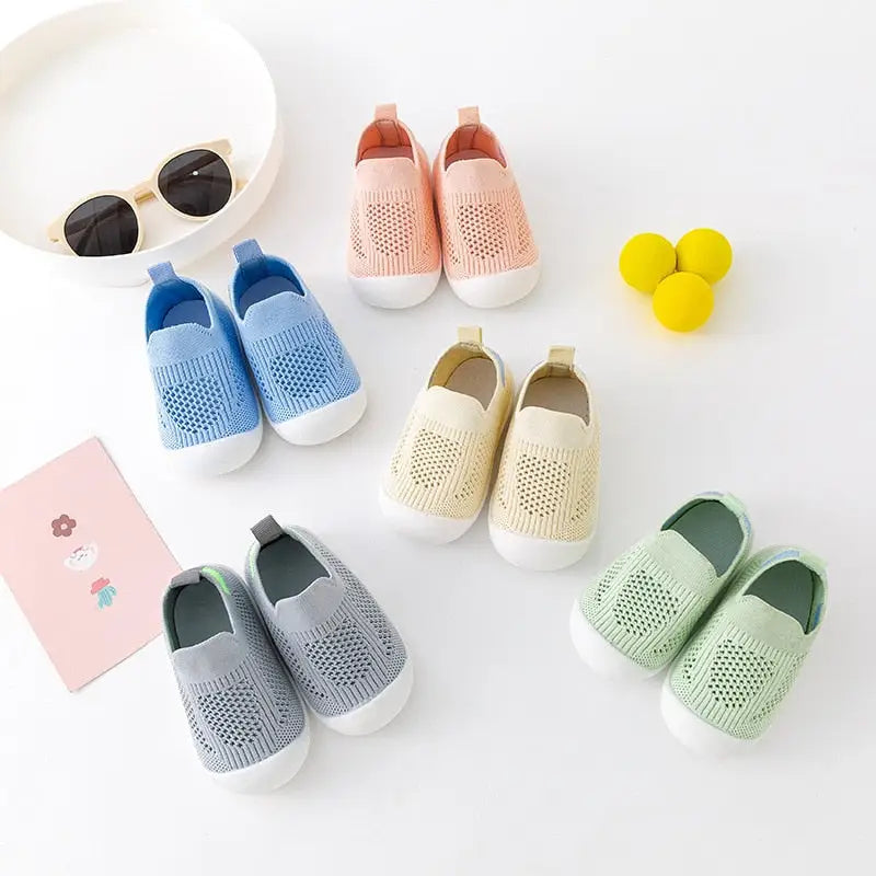 Baby First Walkers - Gray - Grookz Shoes